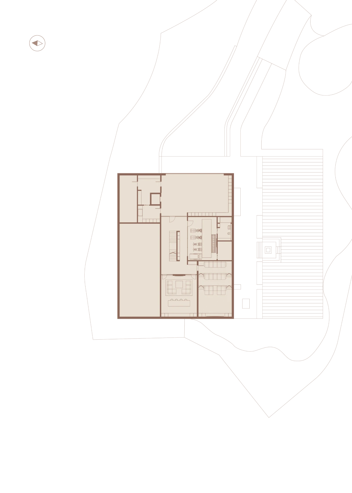 The Moonstone lower ground floor plan