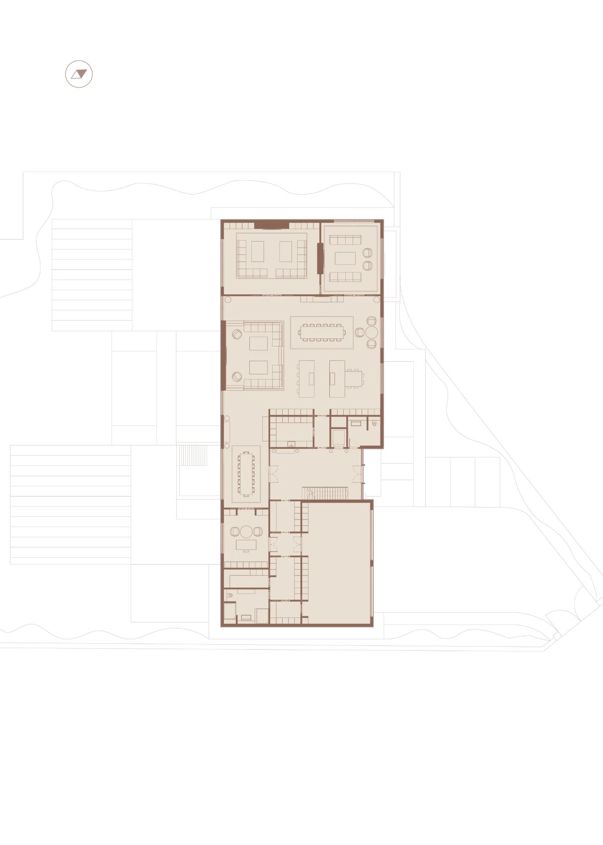 The Outcrop ground floor plan