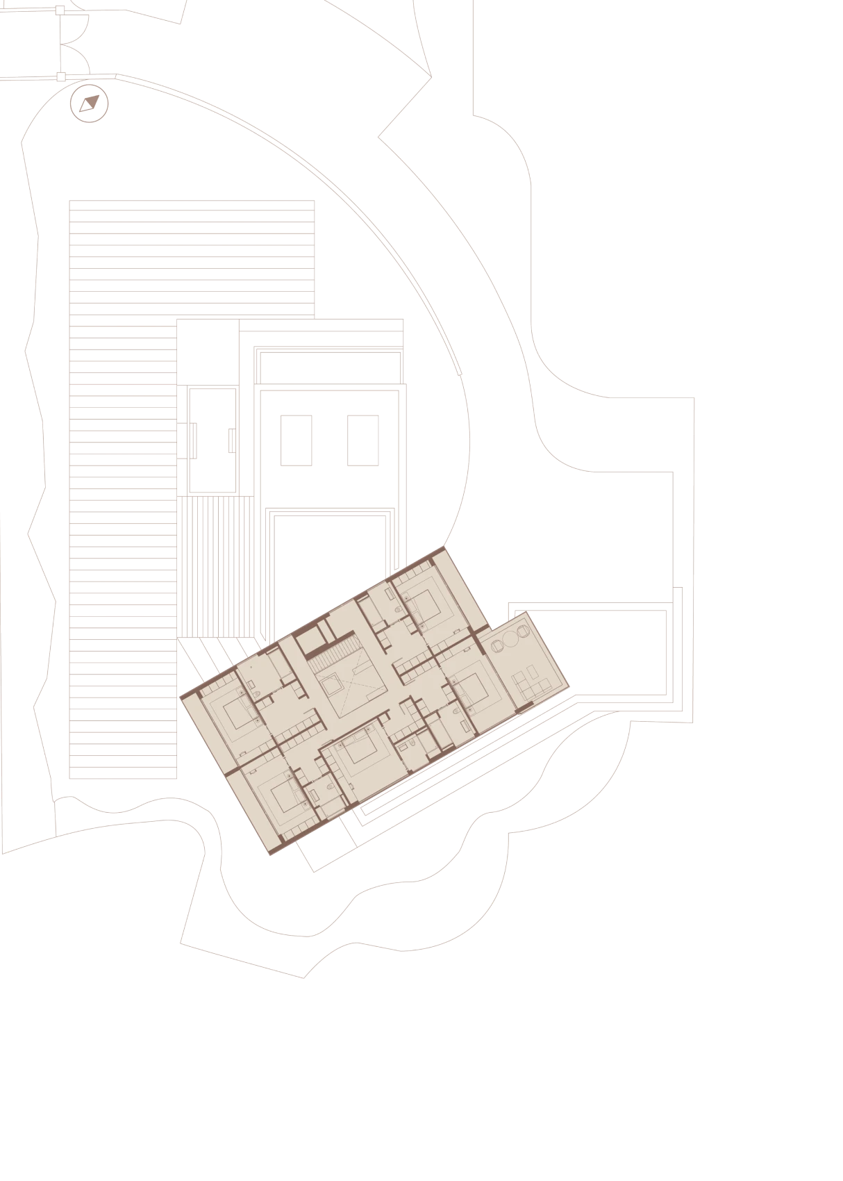 The Retreat first floor plan