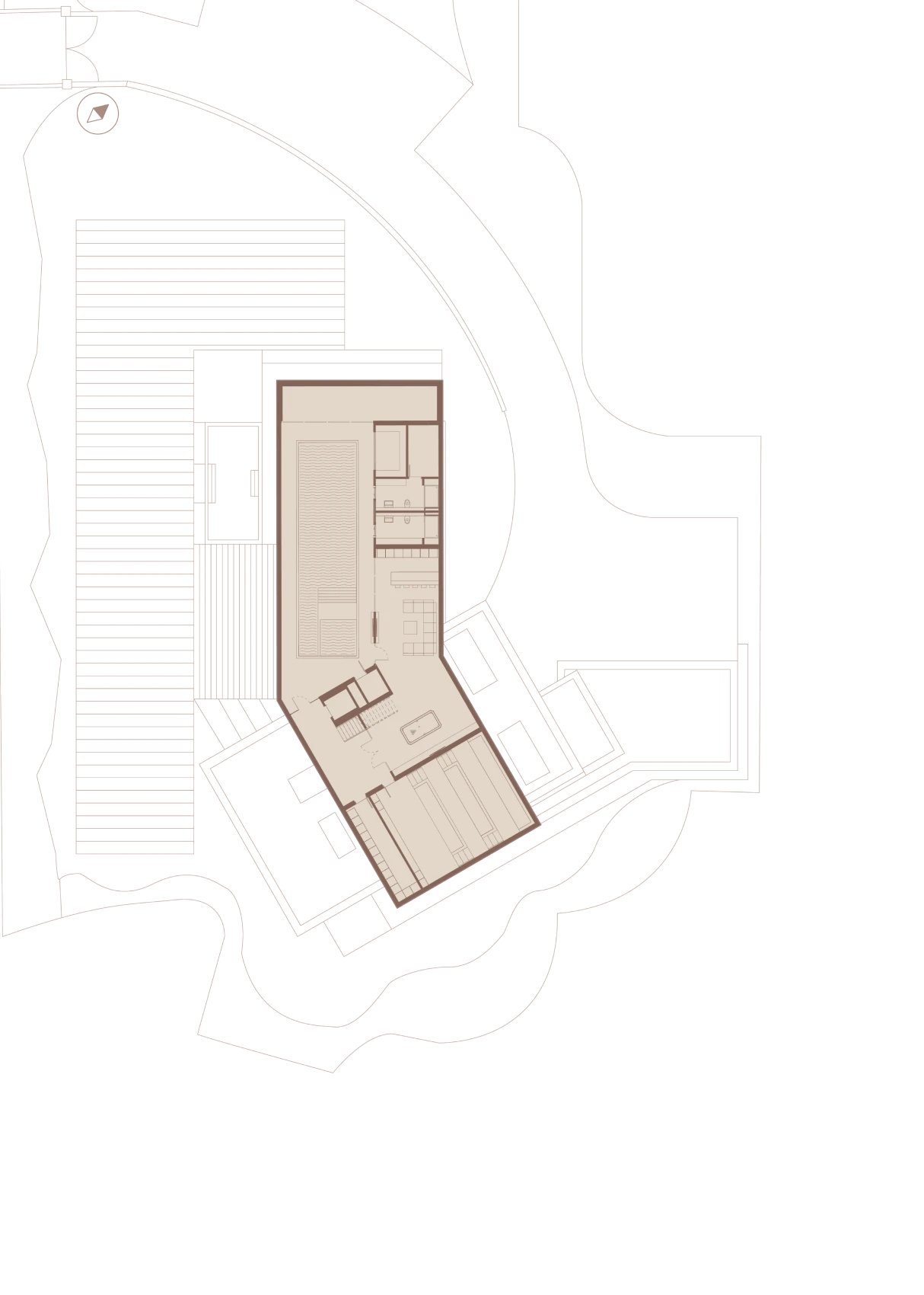 The Retreat lower ground floor plan