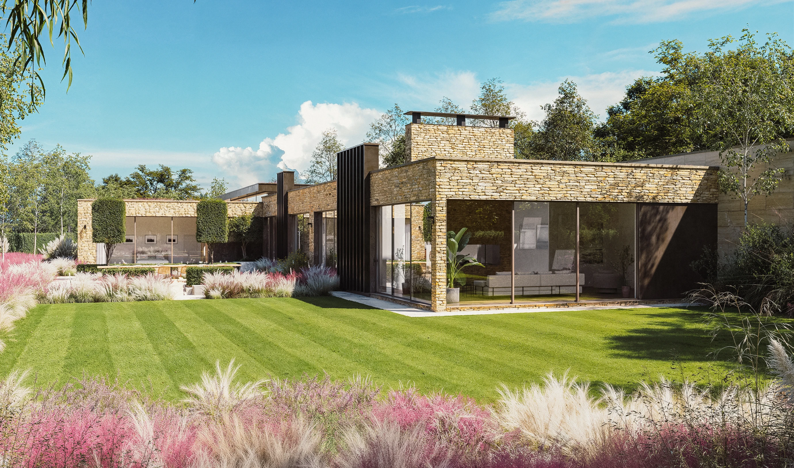 Aerial view of the Sanctuary